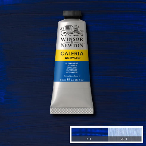 Winsor & Newton Galeria Acrylic Color, 60ml (2-oz) Tube, Ultramarine...