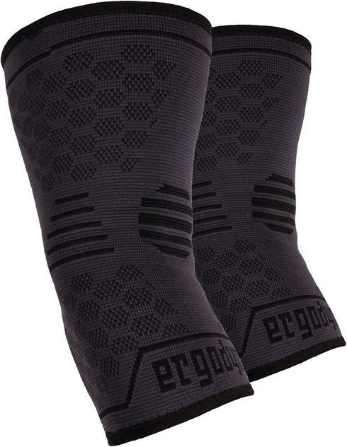 Ergodyne - 16593 ProFlex 651 Elbow Compression Sleeve, Brace Support for Men and Women Black Medium...