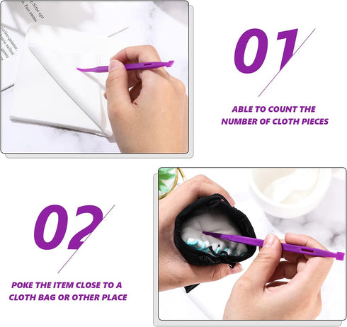 12 Pieces That Purple Thang Sewing Tools Multifunctional Purple Thing Sewing for Sewing Kit Projects Use...