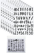 Sepamoon 552 Pcs 8 Sheets Vinyl Letters Numbers Stickers Kit Self Adhesive Cursive Alphabet Numbers Sticker for Scrapbooking Signs Mailbox Window ...