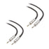Cable Matters 2-Pack Premium Braided 12 AWG 1/4 Inch Speaker Cable 3 ft with 6.35mm TS Connector...