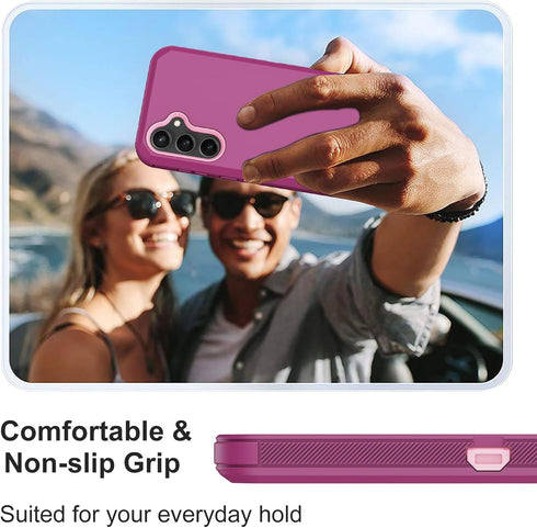 for Samsung Galaxy S24 Plus Case, with Built in Screen Protector Heavy Duty Drop Protection, Full Body Rugged Shockproof Protective Phone Cover fo...