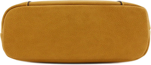 FashionPuzzle Triple Zipper Pocket Medium Crossbody Bag...