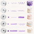 GOOTRADES 7 Pcs-Set Cake Decorating Tips (5 Writing Tube,1 Coupler,1 Silicone Pastry Bag)...