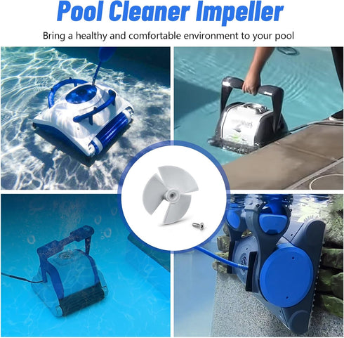 Pool Cleaner Impeller RCX11000 with Screw Replacement for Hayward TigerShark QC/SharkVAC XL Robotic Pool Cleaners...