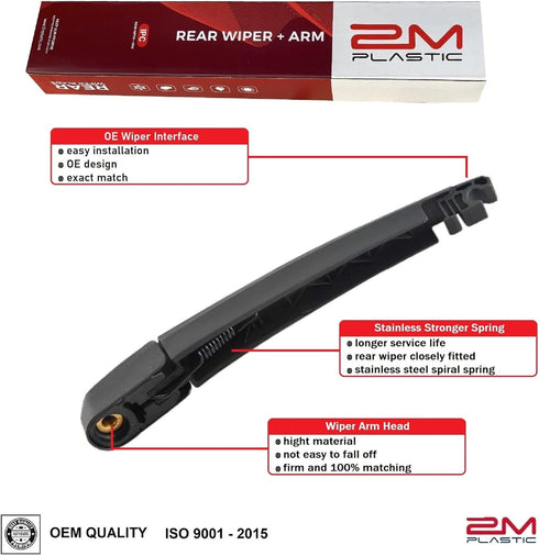 Rear Wiper Arm Blade Factory OEM Style Replacement For Mazda CX5 2013-2016 Lexus RX330 RX350 RX400h 04-09...
