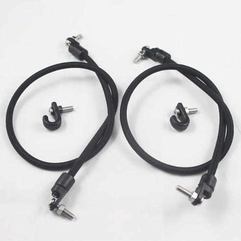 Kayak Bungee Paddle Holder kayak Paddle Keepers Kit for Kayak & Canoe - kayak Rigging Accessory (pack of 2)-W/ Screws...