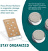 Wuerkin Stiffs Magnetic Power Buttons Pack of 8 | Magnets for Collar Stays in Storage Case | As Seen on Shark Tank...