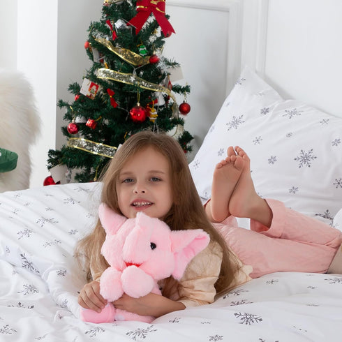 Elephant Stuffed Animal Pink Stuffed Elephant Plush Toys Cute Plush Elephant Toy Elephant Gifts for Women Elephants Stuffed Animals for Kids Girlf...