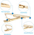 Selizo 4Pcs Tie Clip Tie Bar Tie Clips For Men...