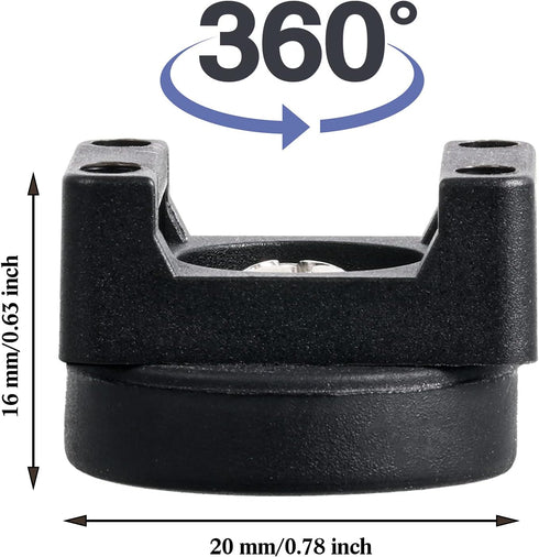 Yookeer 15 Pieces Magnetic Cable Clips Zip Tie Mount Base Black Magnetic Wire Holder Multipurpose Cable Ties Mount Wire Clips Management Base Elec...