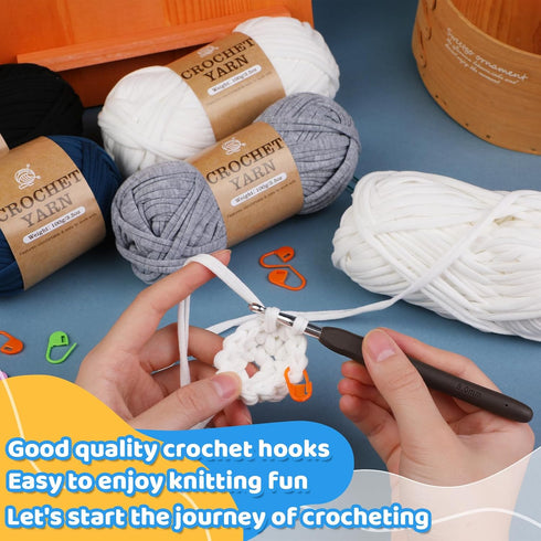 Tape Yarn for Crocheting, T-Shirt Yarn, 100g Fabric Yarn, Flat Crochet Yarn, Yarn for Crocheting, Beginner Yarn, Crochet Yarn for Crocheting, for ...