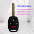 Keyless Entry Remote Control Uncut Car Ignition Key Fob Replacement for 2003 2004 2005 2006 2007 Honda Accord OUCG8D-380H-A 313.8 Mhz ID46 Chip (P...