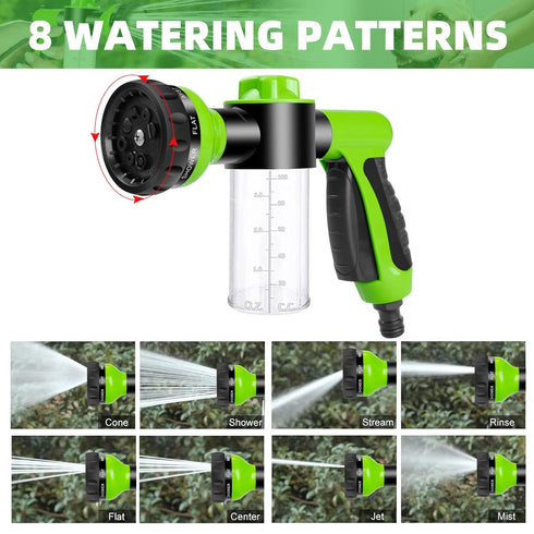 Pup Jet Dog Wash Hose Nozzle Foam Sprayer Dog Horse Sprayer Wash Hose Attachment Soap Dispenser Bottle Nozzle Sprayer Washing Shower Pet Bathing T...