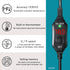Mini Submersible Aquarium Heater, 10/20/25/50/100/150 Watts Adjustable Fish Tank Heater, Built-in Thermometer, External Temperature Controller, Sm...
