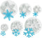 ilauke 6PCS Snowflake Cookie Cutters Decorating Fondant Embossing Tool Christmas Cookie Cutters Snowflake Plunger Cake Cutter...