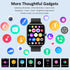 Smart Watch for iPhone/Android Phones (Answer/Make Calls) - 1.69" HD Screen Fitness Tracker : Heart Rate/Sleep/Blood Oxygen/Steps, Multiple Sports...