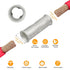 8 Gauge Butt Splice Connectors 30 PCS 8 AWG Non-Insulated Butt Connectors Uninsulated Crimp Wire Butt Connectors Tinned Copper Marine Grade Crimp ...