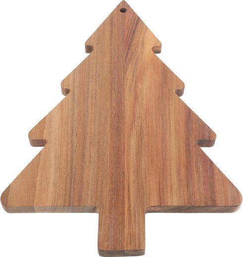 Amosfun Christmas Tree Charcuterie Board, Xmas Cutting Board Fruit Tray Holiday Cheese Board Wooden Appetizer Tray Sushi Serving Tray Dessert Cand...