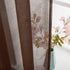 MIULEE Solid Chocolate Brown Kitchen Sheer Valance Linen Look Window Curtain, Living Room Windows Voile Valance Rod Pocket 1 Panels (60" W x 18" L...