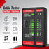 HT812A Network Cable Tester with RJ45 RJ11 Port, Ethernet Cable Tester, Ethernet Tester Tool Fast/Slow Gear, 60V Cable Telephone Line Continuity T...