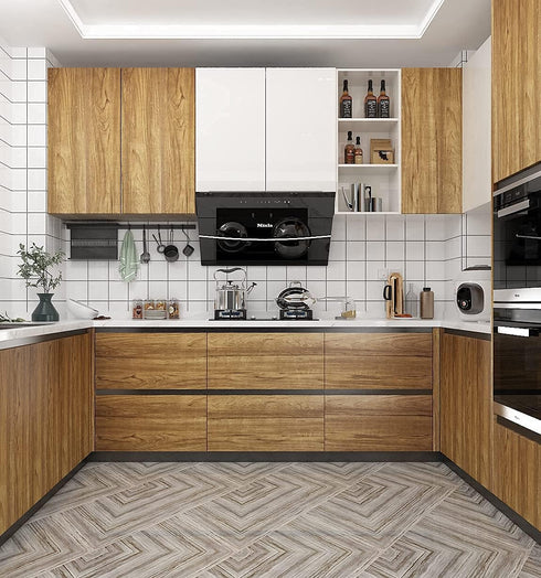 Wood Contact Paper Wood Wallpaper Wood Peel and Stick Wall Paper Waterproof Self Adhesive Wood Paper Countertop Desk Table Top Sticker Cover Wood ...