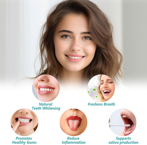 Coconut Oil mouthwash-Natural Teeth WHITENING×237ml-100% Pure Fractionated Coconut Oil whitening mouthwash-Helps Improve Oral Hygiene-Tongue Scrap...