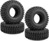1.0 RC Tires w/Foam All Terrain Tire for TRX4M SCX24 1/18 1/24 Crawler Truck, 54 * 20mm...