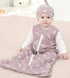 Owlivia Baby Sleep Sack Organic Cotton Sleeping Bag with 2-Way Zipper,100% Organic Cotton Wearable Blanket,Unisex Sleep Sack(Feather Mauve, 3-12 M...