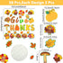 Thanksgiving Cutouts Fall Turkey Maple Leaves Pumpkin Classroom Bulletin Board Decorations Give Thanks Theme Party Supplies for Autumn Theme Party...
