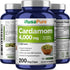 NusaPure Cardamom Extract 4000mg 200 Vegetarian Capsules (Non-GMO, Gluten Free)...