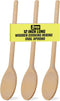 3-PCS 12? Long Beechwood Wooden Cooking Spoons – Heat-Resistant, Non-Scratch Mixers for Non-Stick Cookware | Sustainably Sourced European Crafting...