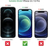 NEW'C 3 Pack Designed for iPhone 12/12 Pro (6.1") Screen Protector Tempered Glass, Case Friendly Anti Scratch Bubble Free Ultra Resistant...