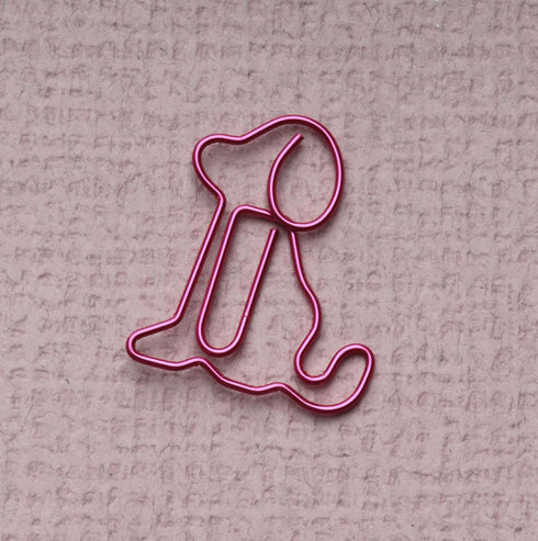 SOWAKA 30 Pcs Sitting Dog Bookmarks Metal 3.2 x 2.6 cm Small Cute Paper Clips Supplies for Students Journaling Notebook Document Organization Scho...