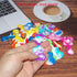 20 Packs Rainbow Bulk Music Mini Pop Guitar Bubble Fidget Keychain Gift for Holiday Kids Boys Girls Beach Party Favors and Classroom Student Prize...