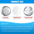 300 Pieces Blank Button Making Supplies Round Badge Button Parts Metal Button Pin Badge Kit for Button Maker Machine, Including Metal Shells Back ...