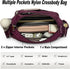 Nylon Crossbody Bags for Women Multiple Pockets Shoulder Handbag Casual Lightweight Waterproof Tote Purse...