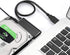 SATA to USB 3.0 Adapter, USB to SATA III Cable External Hard Drive Converter for 2.5 3.5 inch HDD/SSD Data Transfer Support UASP includes 12V/2A P...