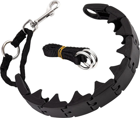 Ram-Pro Dog Training Collar Small Pinch Collar for Dogs Triple Crown Pro Training Collar Large Gentle Effective Control in a No Barking Control Do...