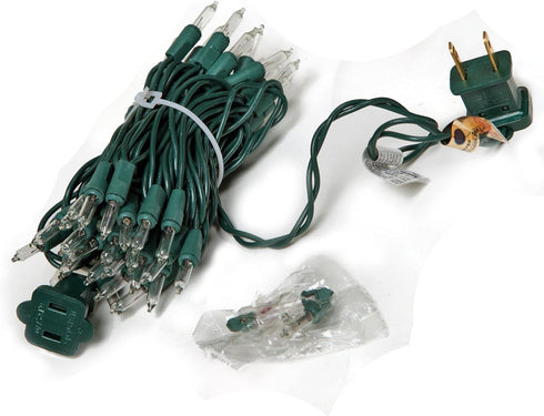 50-Count Clear Christmas Light Set...