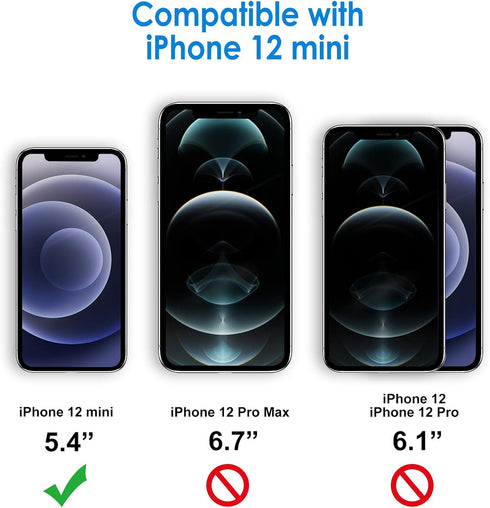 JETech Privacy Screen Protector for iPhone 12 mini 5.4-Inch, Anti Spy Tempered Glass Film, 2-Pack......