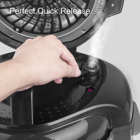 "GJS Gourmet Steam Release Handle or Pressure Release Valve Works with OP401/OP301 6.5, 8 Quart Ninja Foodi Pressure Cooker". This valve is not cr...