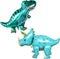 KatchOn Giant Blue Dinosaur Balloons - 38 Inch, Pack of 2 | Dino Mylar Balloons for Birthday Party Decor...