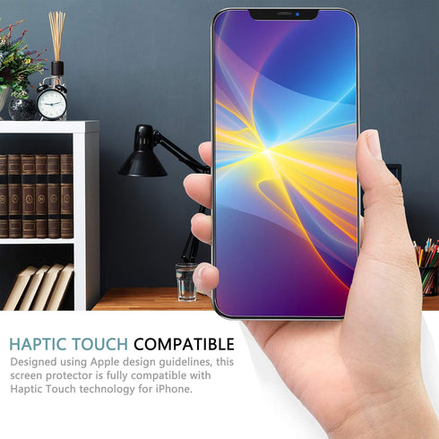 (2 Pack Privacy Screen Protector for iPhone 12 Pro Max, Anti Spy Tempered Glass Screen Protector, Touch Sensitive, Bubble-Free, Case Friendly, wit...
