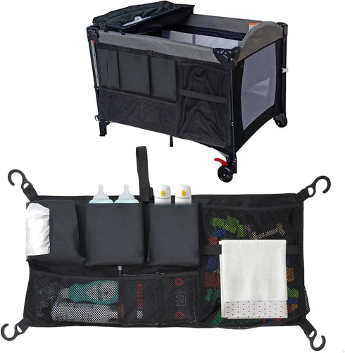 Stroller Wagon Cargo Net, Abnaok Wagon Accessories Organizer Compatible with WONDERFOLD W-Series Models, Large Capacity Mesh Cargo Storage Bag wit...