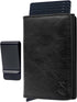 RFID Wallet for Men with Money Clip - PU Leather Mens Wallet Credit Card Holder - Minimalist Wallet for Men - Slim Wallet for Men - Front Pocket W...