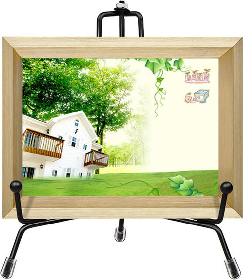 2 Pack Upgraded Plate Display Stands, 12 Inch Anti-Slip Iron Photo Holder Stands Book Display Stands, Compatible 13 to 18 Inch Decorative Plates, ...