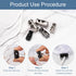 uxcell 24pcs Metal Cord Locks, 5mm Single Hole Spring Stopper Fastener Slider Toggles End for Drawstrings Bags Backpacks Clothing Lanyards, White ...