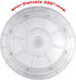 Heavy Duty Lazy Susan Turntable Organizer Acrylic 8 Inch Organizers for Kitchen Corner Cabinets Spice Rack Cake Decorating TV Laptop Computer Moni...