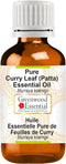 Pure Curry Leaf (Patta) Essential Oil (Murraya koenigii) Steam Distilled 15ml (0.50 oz)...